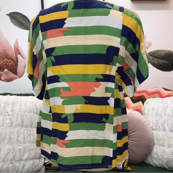 MAEVE 🧡 anthropology abstract over sized blouse - Picture 4 of 14